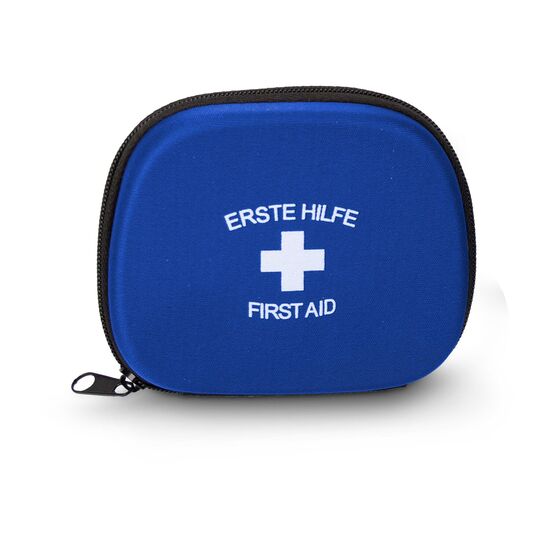 Das First Aid Kit mit deutscher Markenware ist unerlässlich für die Erstversorgung & ideal für unterwegs. Inhalt: 12 Artikel.