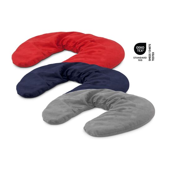 Körnerkissen Relax - Nackenhörnchen, ca. 35 x 27 x 3,5 cm, 650 g Weizen + je 9 g Lavendel, Pfefferminze und Rosmarin, OEKO-TEX®