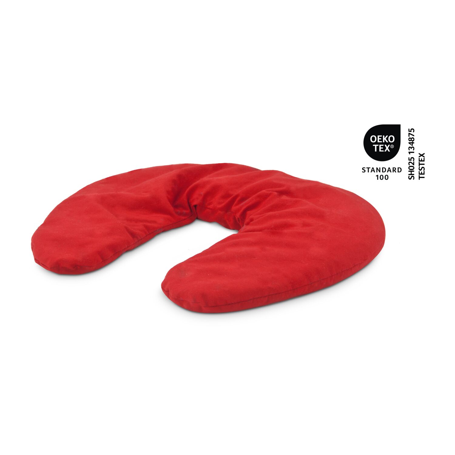 Körnerkissen Relax - Nackenhörnchen, ca. 35 x 27 x 3,5 cm, 650 g Weizen + je 9 g Lavendel, Pfefferminze und Rosmarin, OEKO-TEX®