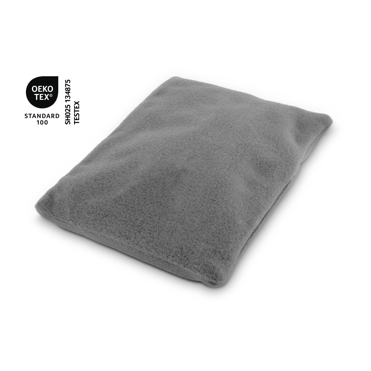 Wärmekissen mit Weizensamen & Lavendelblüten in Fleecebezug mit Rentier Motiv. Bezug abnehmbar und waschbar, OEKO-TEX®