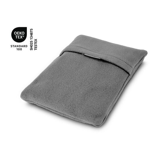 Wärmekissen mit Weizensamen & Lavendelblüten in Fleecebezug ohne Motiv. Bezug abnehmbar und waschbar, OEKO-TEX®