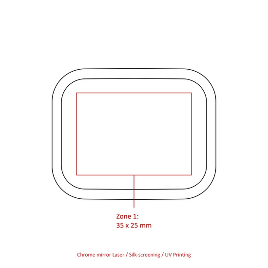 Autolüftungshalterung eckig customized