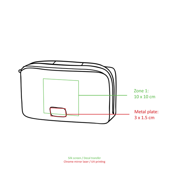 Große Kosmetiktasche customized