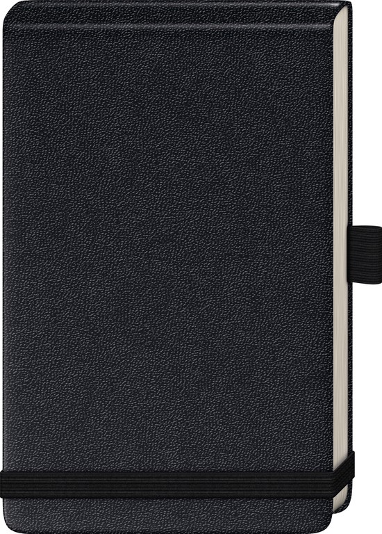 Journalistenblock "Kompagnon" ca. A6, schwarz