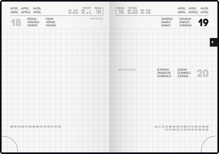 Taschenkalender, rot