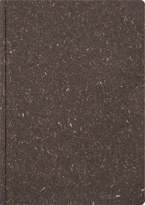 Notizheft Earth Tone A5, braun (soil), Naturpapier