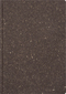 Notizheft Earth Tone A5, braun (soil), Naturpapier