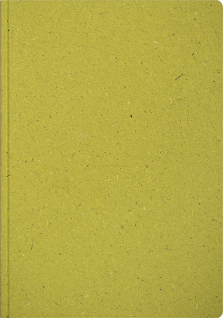 Notizheft Earth Tone A5, grün (moss), Naturpapier