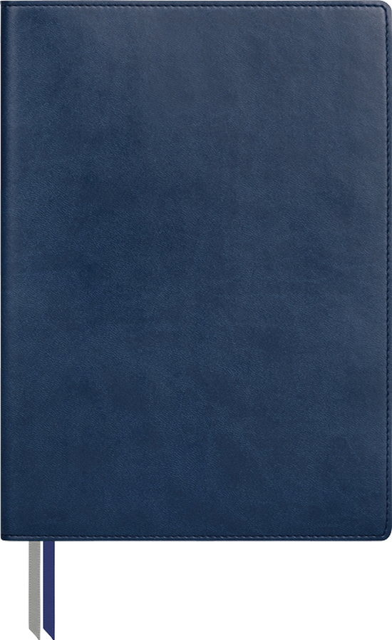 Notizbuch Office Recycling Flex A5+, blau/grau, flexibler Einband