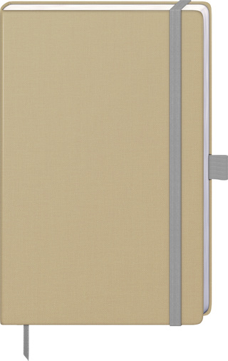 Notizbuch "Kompagnon Nature" ca. A5, havanna, Naturpapiereinband