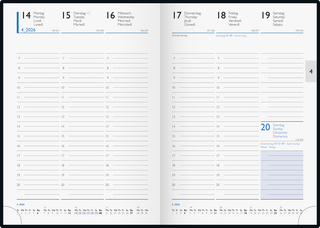Buchkalender Modell 794, schwarz