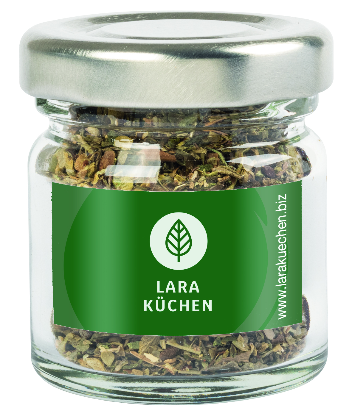 "Mini" Gläser mit Gewürzen & süßem Topping