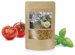 ZIP Tasche mit Gewürzen & süßem Topping