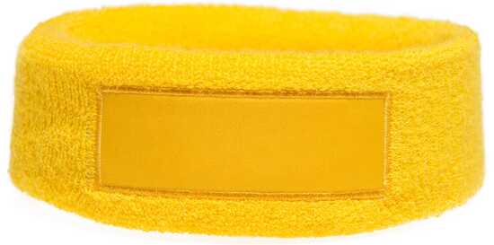 Frottier Stirnband mit Label