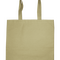 Bio-Bauwolltasche mit langen Henkeln und Bodenfalte, 300 gr/m²