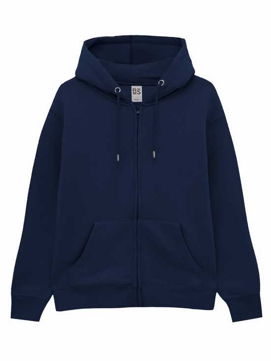 BS Vega Hoodie mit durchgehendem Reißverschluss, 280 gr/m²
