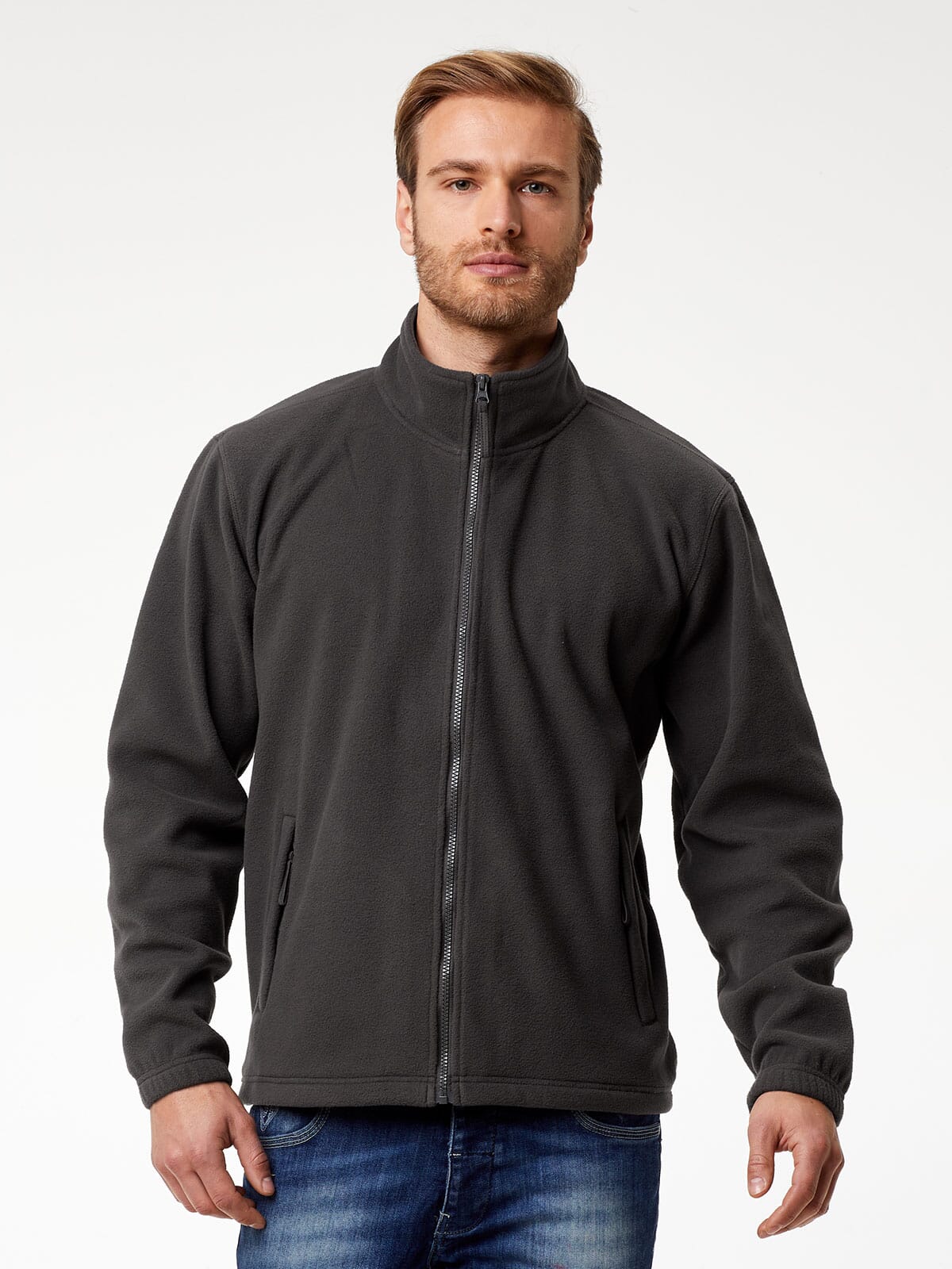 BS Peak Fleecejacke mit durchgehendem Reißverschluss, 290 gr/m²