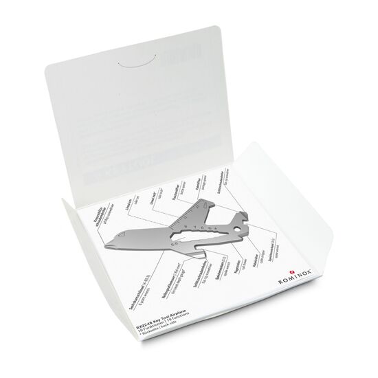 Key Tool in einem „Frohe Weihnachten”-Mäppchen inkl. Funktionsbeschreibung. „An die Werkzeuge, fertig, los“!