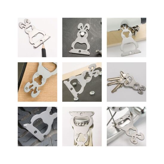 Key Tool in einem „Frohe Ostern Hase”-Mäppchen inkl. Funktionsbeschreibung. „An die Werkzeuge, fertig, los“!