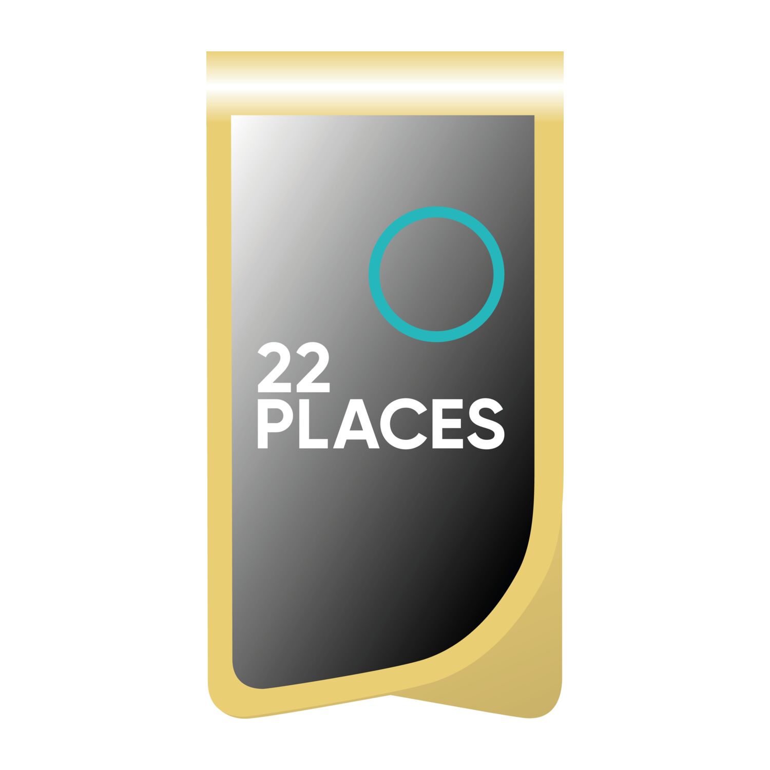 Mehrweg-Büroklammer Prime Clip Gold, besonders edles Hilfsmittel im Büro, bis zu 12 Seiten Klemmkraft