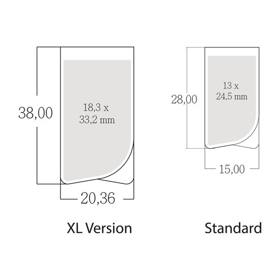 Mehrweg-Büroklammer Prime Clip Gold, besonders edles Hilfsmittel im Büro, bis zu 12 Seiten Klemmkraft