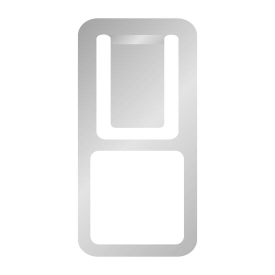 Mehrweg-Büroklammer Easy Clip, für eine einfache Organisation Ihrer dünnen Dokumente, bis zu 4 Seiten Klemmkraft