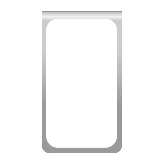 Mehrweg-Büroklammer Straight Clip ohne Noppen, praktisches Zusammenhalten von Dokumenten, bis zu 18 Seiten Klemmkraft