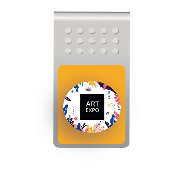 Mehrweg-Büroklammer Straight Clip mit Noppen, praktisches Zusammenhalten von Dokumenten, bis zu 18 Seiten Klemmkraft