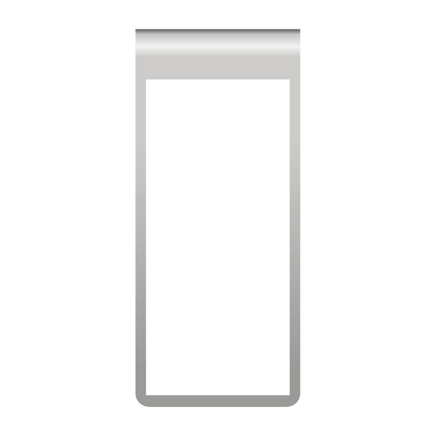 Mehrweg-Büroklammer Straight Clip XL ohne Noppen, praktisches Zusammenhalten größerer Dokumente, bis zu 35 Seiten Klemmkraft