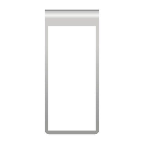 Mehrweg-Büroklammer Straight Clip XL ohne Noppen, praktisches Zusammenhalten größerer Dokumente, bis zu 35 Seiten Klemmkraft