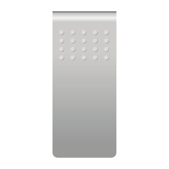 Mehrweg-Büroklammer Straight Clip XL mit Noppen, praktisches Zusammenhalten größerer Dokumente, bis zu 35 Seiten Klemmkraft