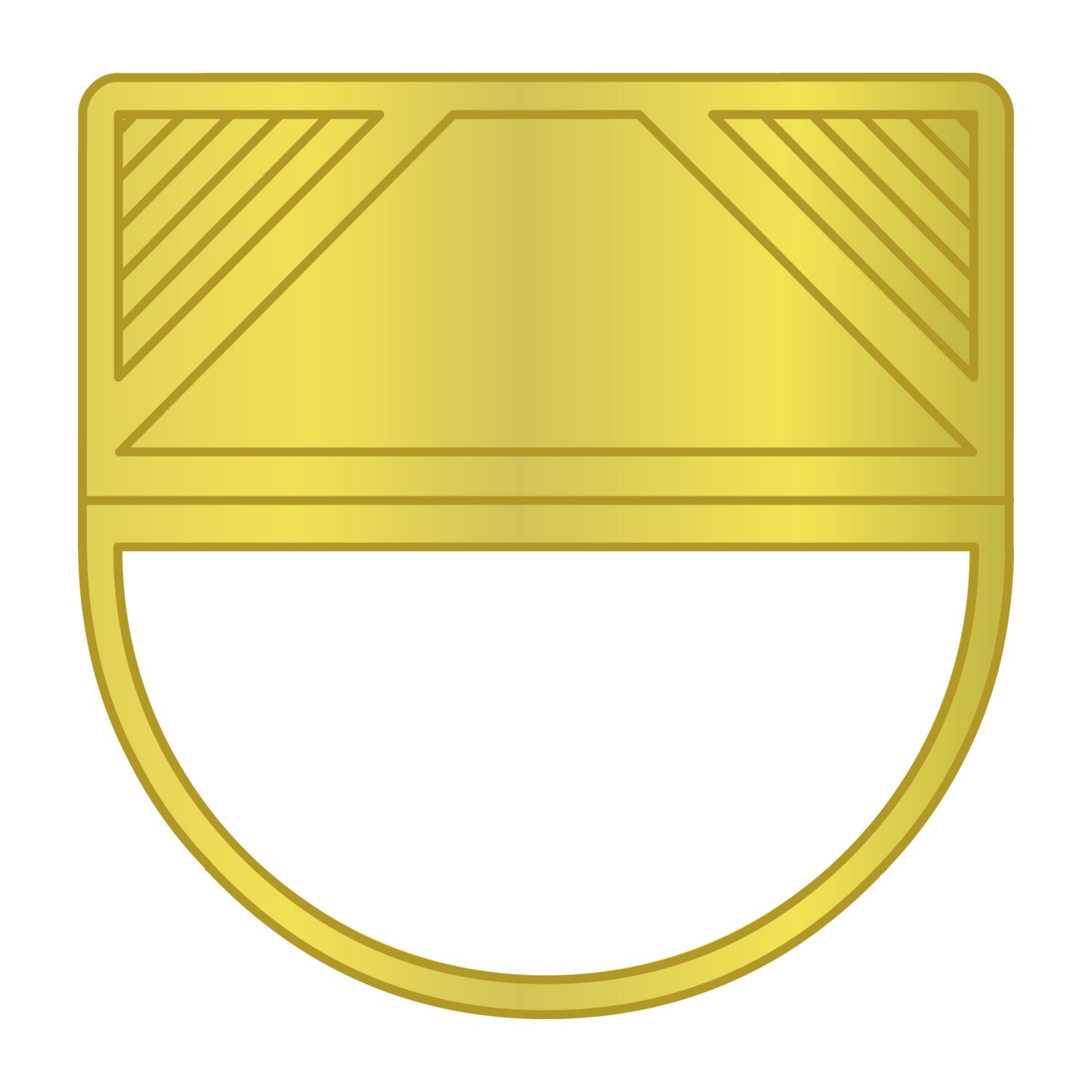 Eckenklammer Corner Snap in Gold (optional in Pantone-Farbe), Büroklammer für zuverlässige Heftung von bis zu 10 Seiten