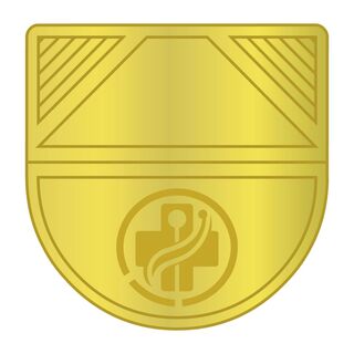 Eckenklammer Corner Snap in Gold (optional in Pantone-Farbe), Büroklammer für zuverlässige Heftung von bis zu 10 Seiten