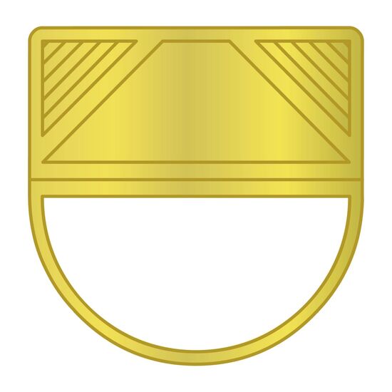 Eckenklammer Corner Snap in Gold (optional in Pantone-Farbe), Büroklammer für zuverlässige Heftung von bis zu 10 Seiten