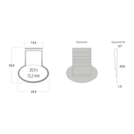 ROMINOX® Shape Clip - Variante C