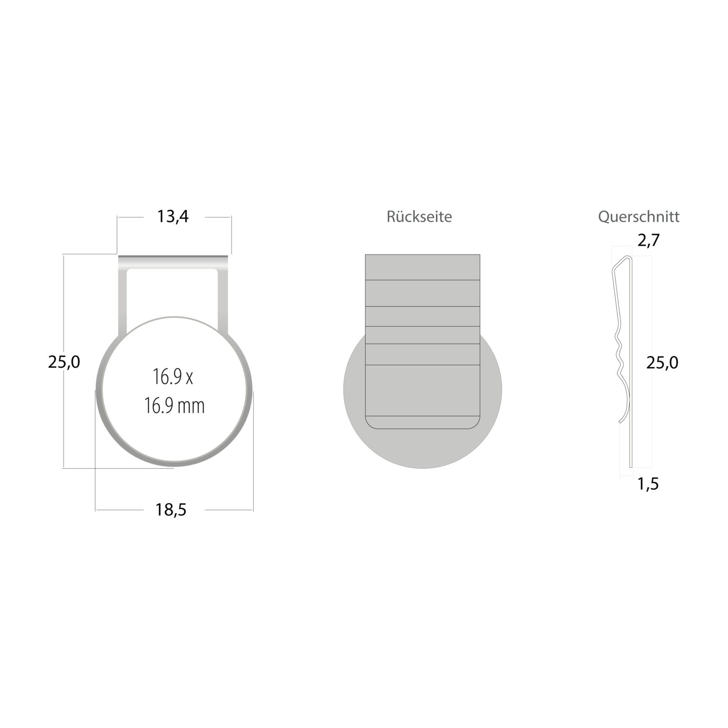 ROMINOX® Shape Clip - Variante E