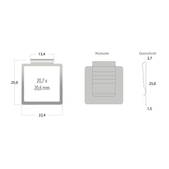 ROMINOX® Shape Clip - Variante G