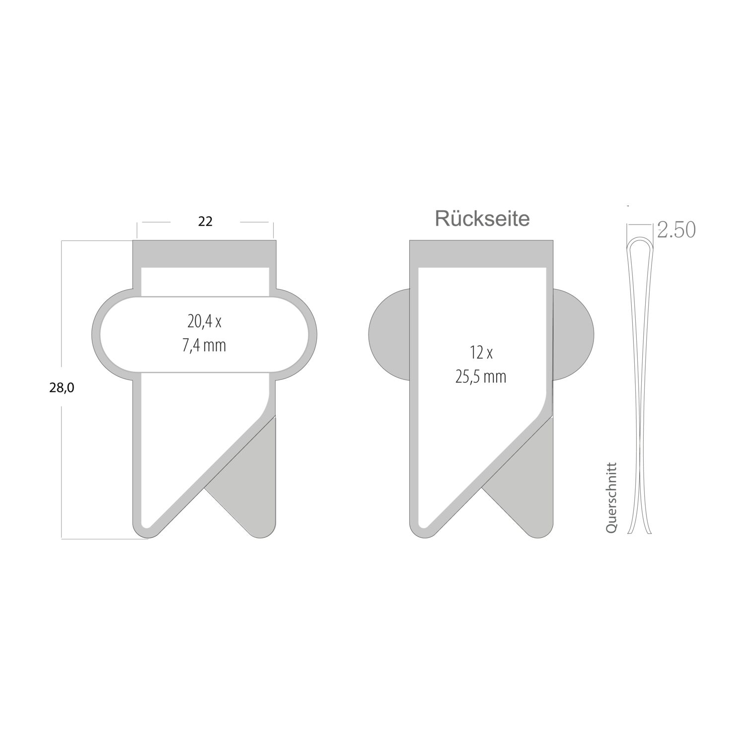 Mehrweg-Büroklammer X Clip, 5 Varianten, für eine geordnete Ablage Ihrer Dokumente, bis zu 12 Seiten Klemmkraft
