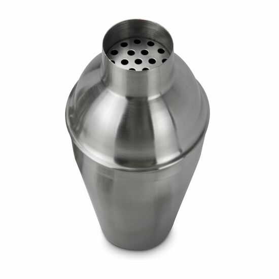 Klassisch moderner Shaker, ergonomische Formgebung, 500 ml (Edelstahl - seidenmatt gebürstet)