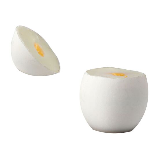 Köpft Eier wie ein Profi und hinterlässt eine klare Schnittkante, robuster Eierköpfer mit Feder (Edelstahl - seidenmatt gebürstet)