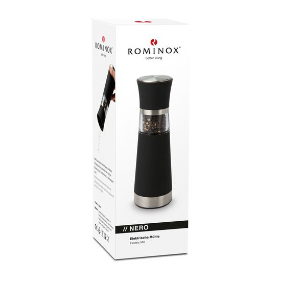 ROMINOX® Elektrische Mühle // Nero