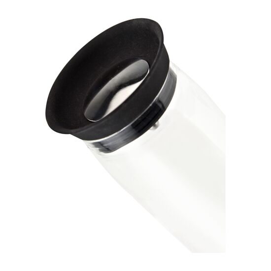Stilvolle Karaffe für Erfrischungsgetränke, Wippdeckel mit integriertem Sieb, temperaturbeständiges Glas, 1000 ml