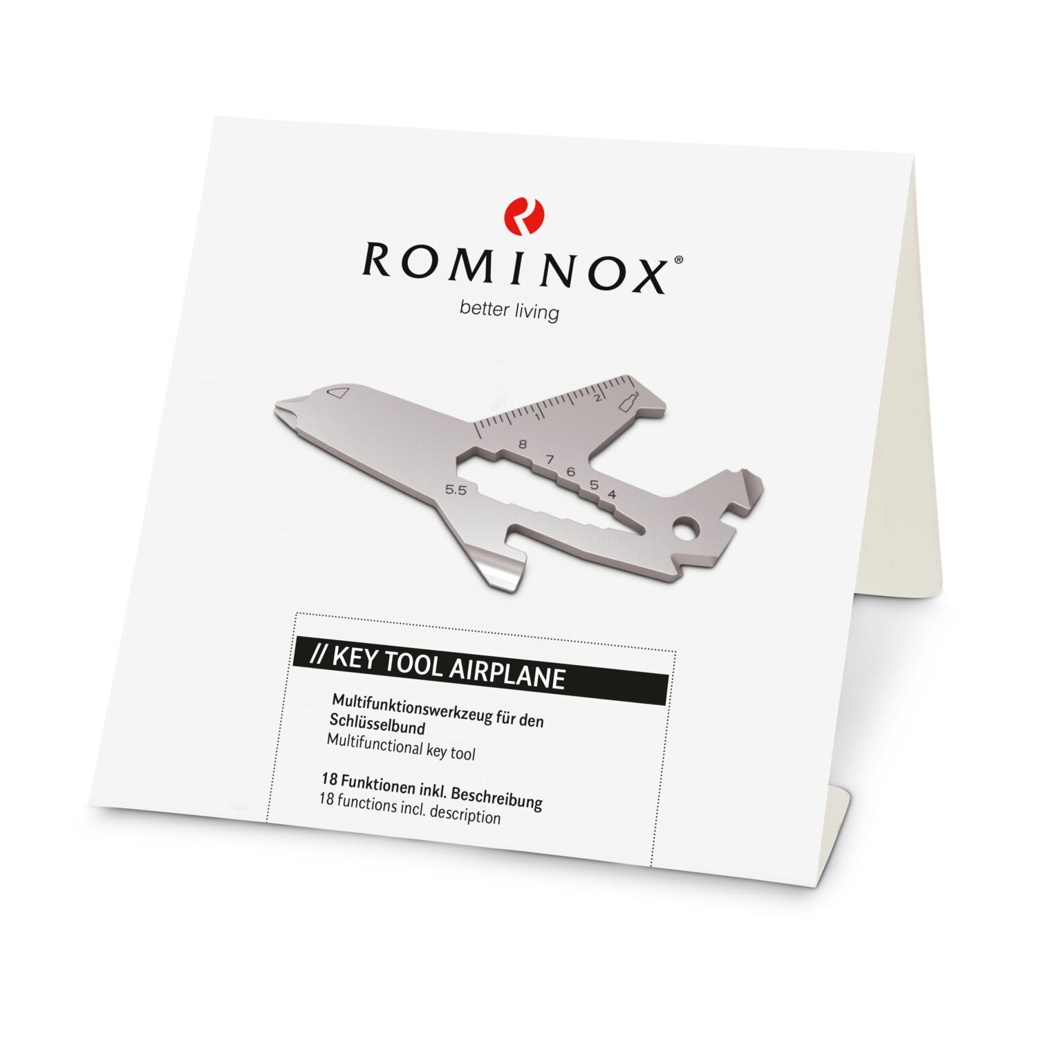ROMINOX® Key Tool // Airplane - 18 Funktionen