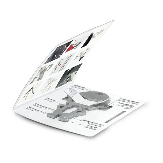 Multifunktionaler Schlüsselanhänger mit 14 Funktionen: Edelstahl Multitool inkl. Funktionsbeschreibung