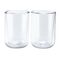 Set aus 2 doppelwandigen Thermogläsern, gute Isolierung, temperatur- und spülmaschinenbeständiges Glas, je 250 ml (Borosilikatglas)