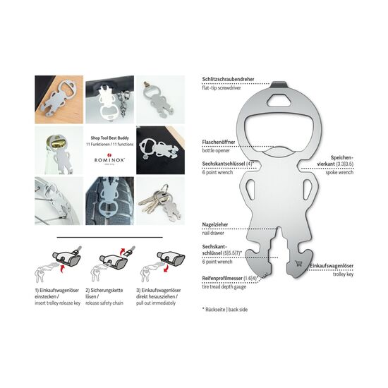 ROMINOX® Shop Tool // Best Buddy - 11 Funktionen