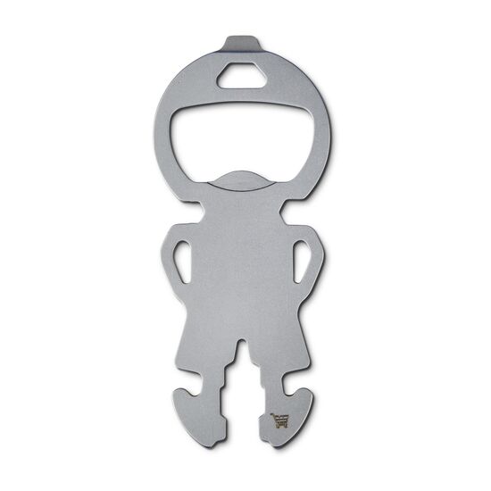 Multifunktionaler Einkaufswagenlöser für den Schlüsselbund mit 12 Funktionen: Edelstahl Multitool inkl. Funktionsbeschreibung