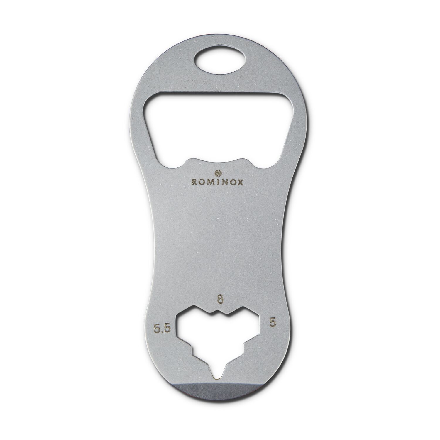 Multifunktionaler Einkaufswagenlöser für den Schlüsselbund mit 8 Funktionen: Edelstahl Multitool inkl. Funktionsbeschreibung