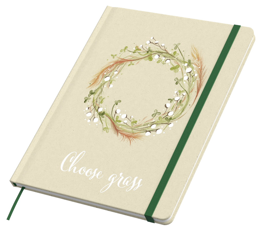 MINDNOTES A5 Business Book Print Gras