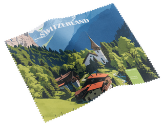 Brillentuch rPET im Papieretui